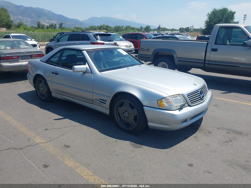 1997 Mercedes-benz Sl-class VIN WDBFA67F2VF148139 IAAI salvage auction — NORMAL WEAR, Clear (Utah), sold $5,625 on 2026-07-16 (photo 1)