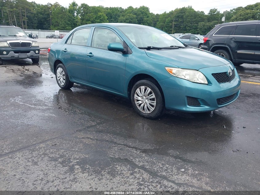 2009 Toyota Corolla VIN JTDBL40E499061279 IAAI salvage auction — NORMAL WEAR, Clear (Georgia), sold $1,150 on 2026-07-22 (photo 1)