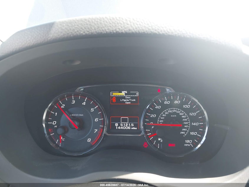 2018 Subaru Wrx VIN JF1VA1C6XJ9830447 IAAI salvage auction — NORMAL WEAR, Clear - Dealer Only (California), sold $2,050 on 2026-07-29 (photo 7)
