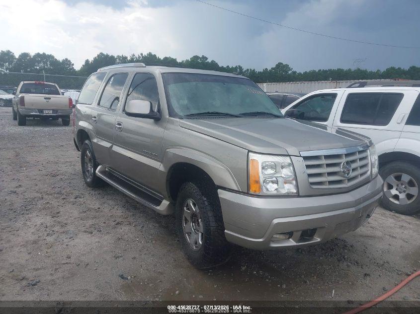 2003 Cadillac Escalade VIN 1GYEK63NX3R163064 IAAI salvage auction — REPOSSESSION, Repossession Paperwork (Georgia), sold $550 on 2026-08-20 (photo 1)