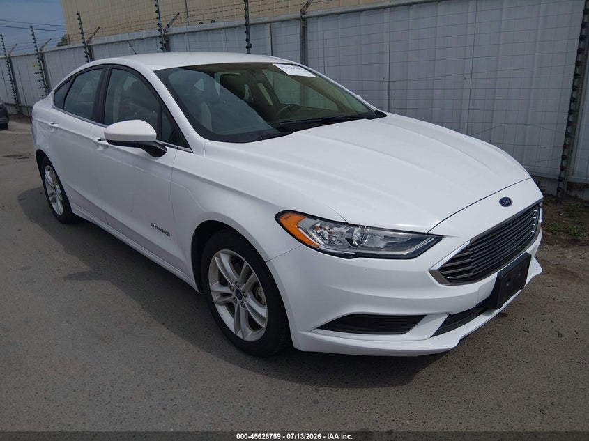 2018 Ford Fusion VIN 3FA6P0UU6JR100792 — IAAI salvage auction photo