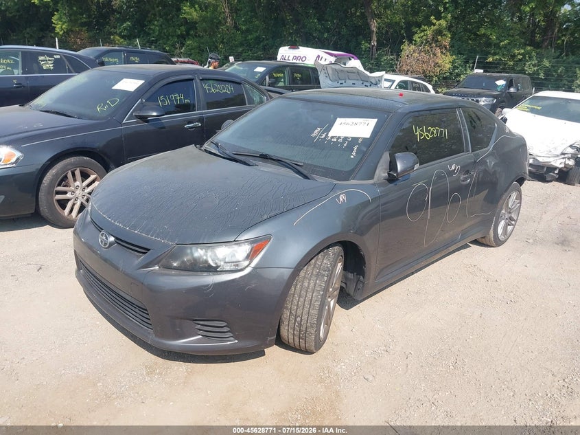 2013 Scion Tc VIN JTKJF5C75D3057770 IAAI salvage auction — FRONT & REAR, Salvage Title, sold $1,050 on 2026-08-03 (photo 2)