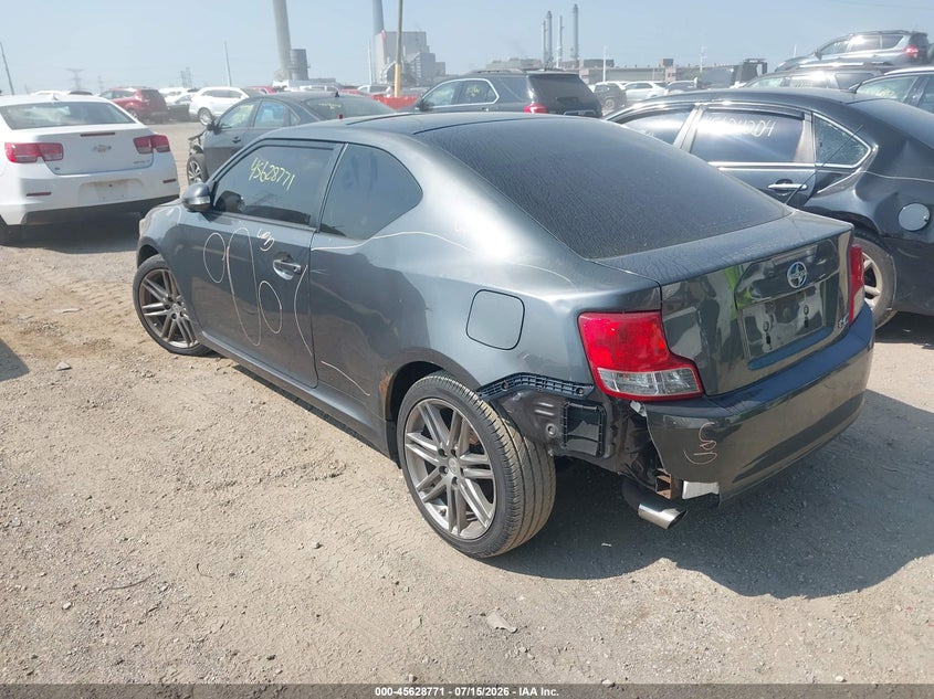 2013 Scion Tc VIN JTKJF5C75D3057770 IAAI salvage auction — FRONT & REAR, Salvage Title, sold $1,050 on 2026-08-03 (photo 3)
