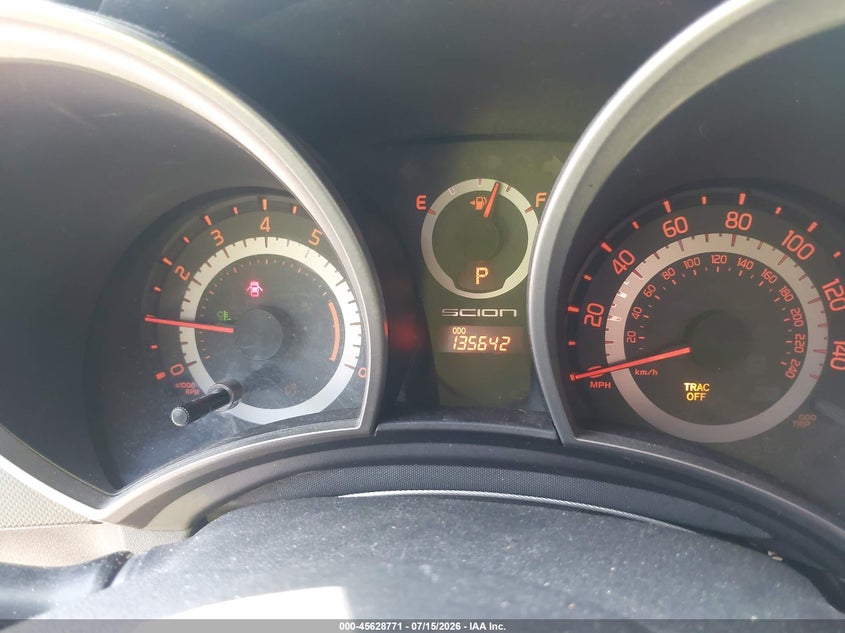 2013 Scion Tc VIN JTKJF5C75D3057770 IAAI salvage auction — FRONT & REAR, Salvage Title, sold $1,050 on 2026-08-03 (photo 7)