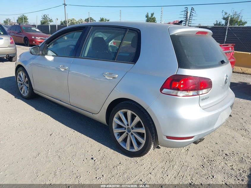 2013 Volkswagen Golf VIN WVWDM7AJ3DW131688 IAAI salvage auction — NORMAL WEAR, Clear - Dealer Only (California), sold $2,250 on 2026-07-30 (photo 3)