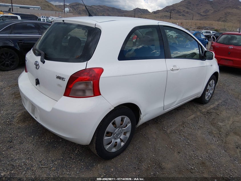 2007 Toyota Yaris VIN JTDJT923175108843 IAAI salvage auction — NORMAL WEAR, Clear, sold $2,650 on 2026-07-17 (photo 4)