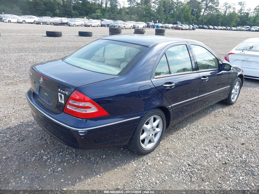 2003 Mercedes-benz C class VIN WDBRF81J93F430850 IAAI salvage auction — NORMAL WEAR, Clear (New York), sold $425 on 2026-07-28 (photo 4)