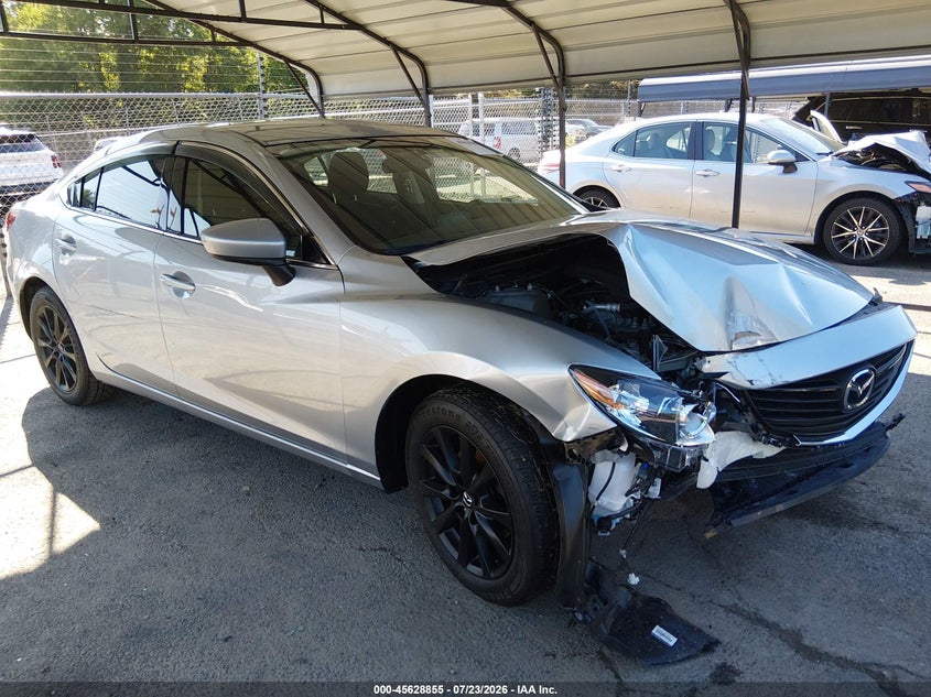 2016 Mazda 6 VIN JM1GJ1U58G1466402 IAAI salvage auction — RIGHT FRONT, Wait Title, sold $900 on 2026-08-25 (photo 1)