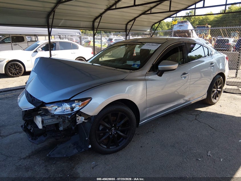 2016 Mazda 6 VIN JM1GJ1U58G1466402 IAAI salvage auction — RIGHT FRONT, Wait Title, sold $900 on 2026-08-25 (photo 2)