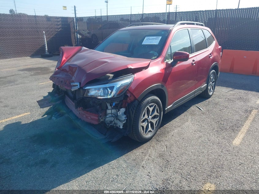 2020 Subaru Forester VIN JF2SKAJC0LH512351 IAAI salvage auction — FRONT END, Salvage (California), sold $325 on 2026-07-29 (photo 2)