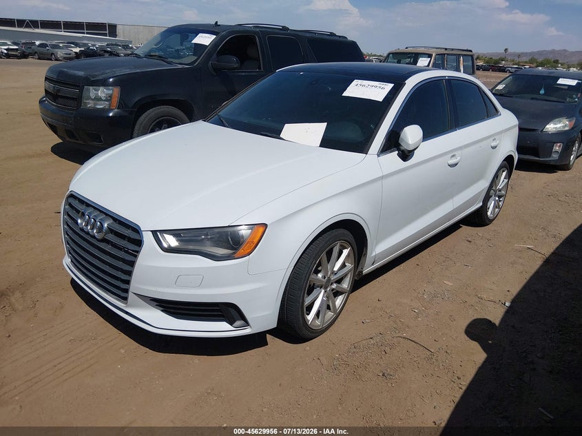 2015 Audi A3 VIN WAUACGFFXF1021325 IAAI salvage auction — NORMAL WEAR, Clear-Dealer Only (Arizona), sold $25 on 2026-07-21 (photo 2)