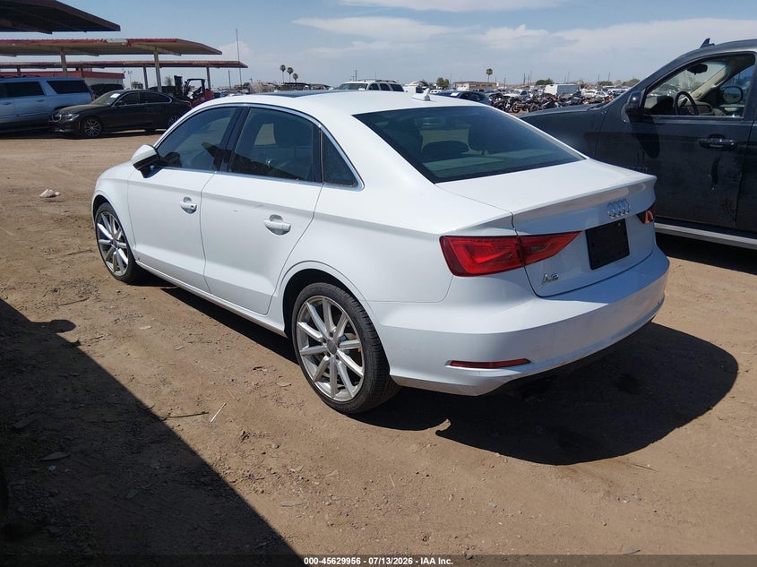 2015 Audi A3 VIN WAUACGFFXF1021325 IAAI salvage auction — NORMAL WEAR, Clear-Dealer Only (Arizona), sold $25 on 2026-07-21 (photo 3)