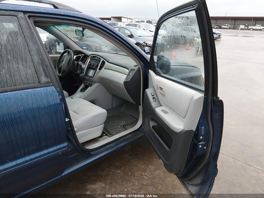 2006 Toyota Highlander VIN JTEHD21A760043572 IAAI salvage auction — NORMAL WEAR, Original (Texas), sold $575 on 2026-07-28 (photo 5)