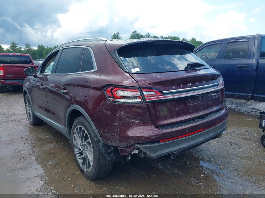2020 Lincoln Nautilus VIN 2LMPJ8K91LBL00221 IAAI salvage auction — REAR END, Salvage (Massachusetts), sold $7,650 on 2026-08-21 (photo 6)