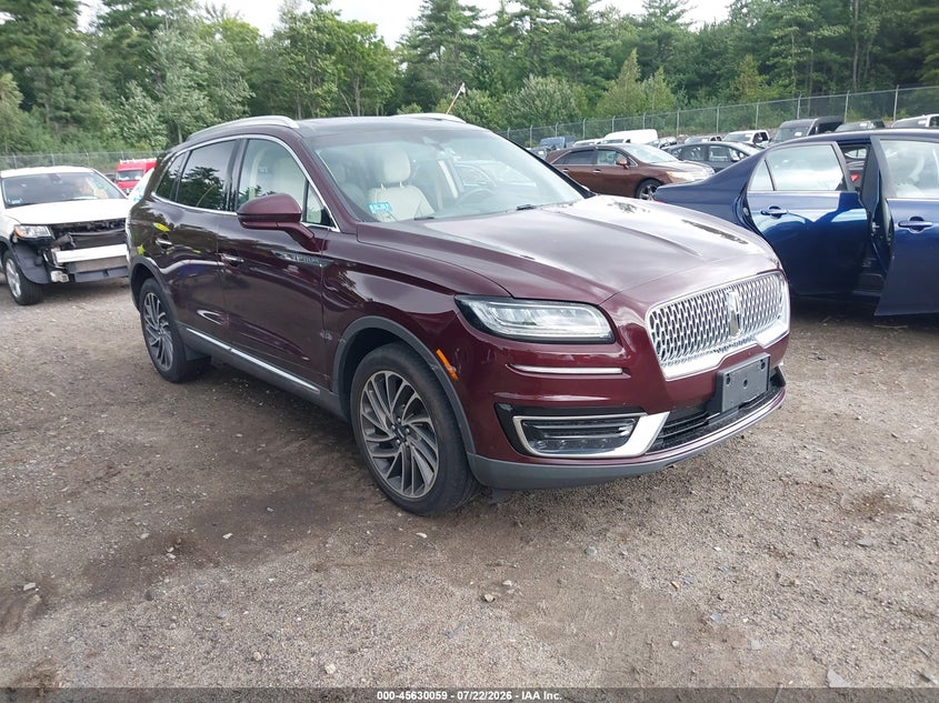 2020 Lincoln Nautilus VIN 2LMPJ8K91LBL00221 — IAAI salvage auction photo