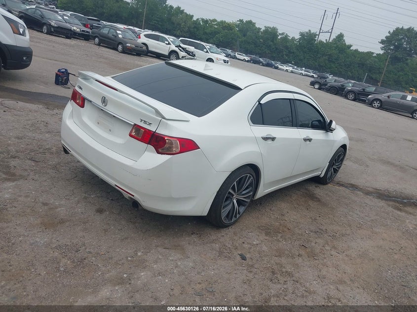 2012 Acura Tsx VIN JH4CU2F45CC022777 IAAI salvage auction — SIDE, Salvage (Pennsylvania), sold $825 on 2026-07-31 (photo 4)
