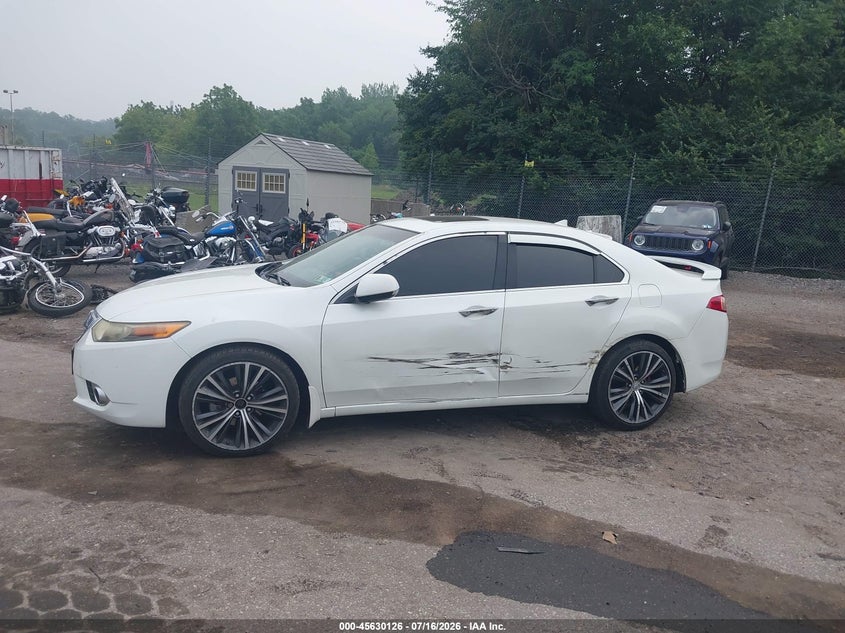 2012 Acura Tsx VIN JH4CU2F45CC022777 IAAI salvage auction — SIDE, Salvage (Pennsylvania), sold $825 on 2026-07-31 (photo 6)
