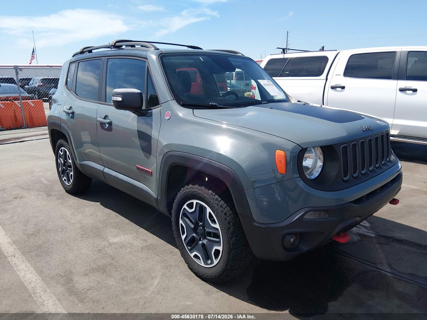 2016 Jeep Renegade VIN ZACCJBCT5GPC81440 IAAI salvage auction — REAR END, Salvage Title, sold $3,950 on 2026-08-02 (photo 1)