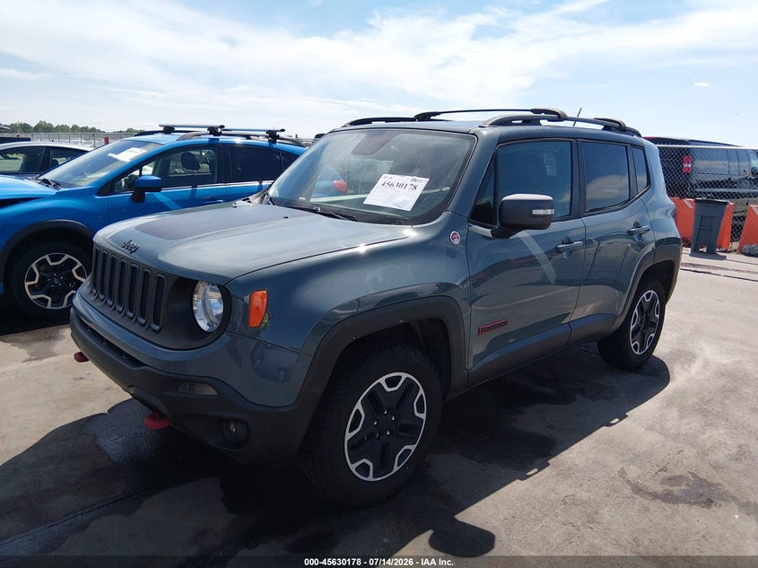 2016 Jeep Renegade VIN ZACCJBCT5GPC81440 IAAI salvage auction — REAR END, Salvage Title, sold $3,950 on 2026-08-02 (photo 2)