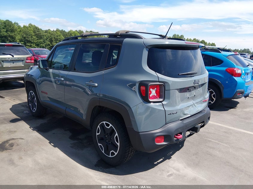 2016 Jeep Renegade VIN ZACCJBCT5GPC81440 IAAI salvage auction — REAR END, Salvage Title, sold $3,950 on 2026-08-02 (photo 3)
