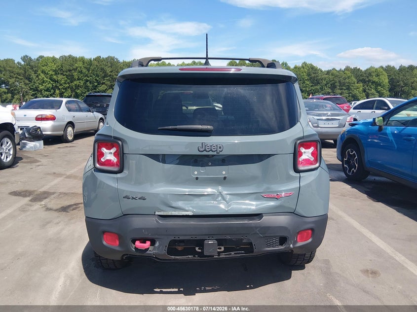 2016 Jeep Renegade VIN ZACCJBCT5GPC81440 IAAI salvage auction — REAR END, Salvage Title, sold $3,950 on 2026-08-02 (photo 6)