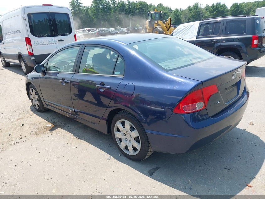 2006 Honda Civic VIN 1HGFA16546L108372 IAAI salvage auction — RIGHT SIDE, Clear (Massachusetts), sold $600 on 2026-07-24 (photo 3)