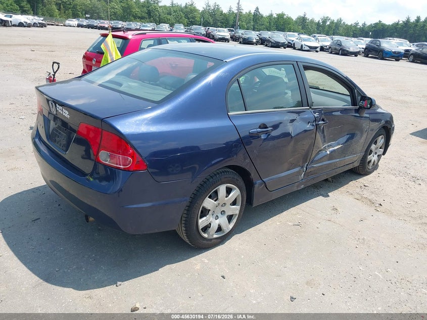 2006 Honda Civic VIN 1HGFA16546L108372 IAAI salvage auction — RIGHT SIDE, Clear (Massachusetts), sold $400 on 2026-07-23 (photo 4)