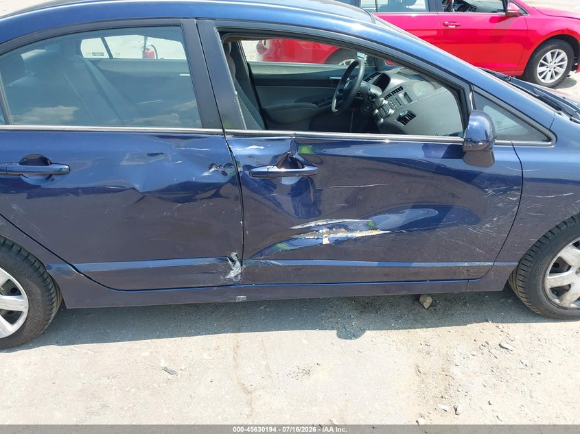 2006 Honda Civic VIN 1HGFA16546L108372 IAAI salvage auction — RIGHT SIDE, Clear (Massachusetts), sold $400 on 2026-07-23 (photo 6)