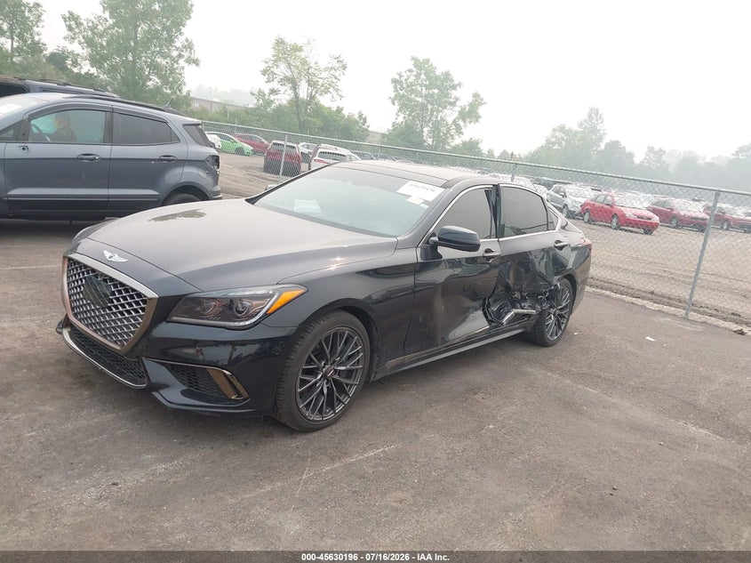 2020 Genesis G80 VIN KMTFN4JB6LU331943 IAAI salvage auction — SIDE, Salvage (Ohio), sold $7,000 on 2026-08-18 (photo 2)