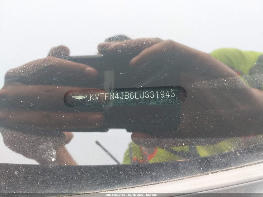 2020 Genesis G80 VIN KMTFN4JB6LU331943 IAAI salvage auction — SIDE, Salvage (Ohio), sold $7,000 on 2026-08-18 (photo 9)