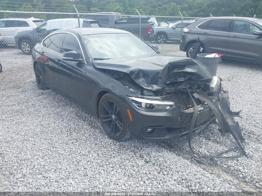 2019 BMW 4er VIN WBA4J1C56KBM12908 IAAI salvage auction — FRONT END, Salvage Title, sold $1,850 on 2026-08-20 (photo 1)