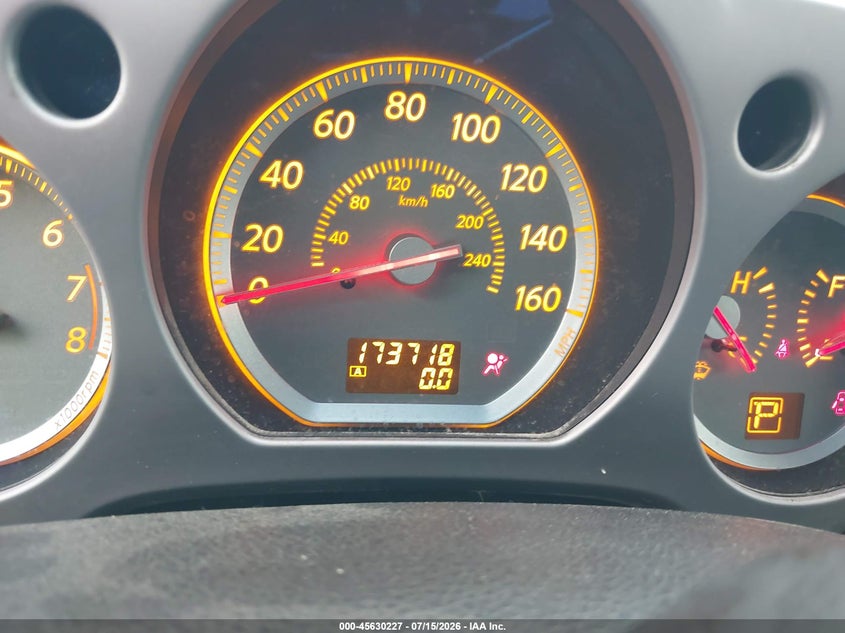 2007 Nissan Murano VIN JN8AZ08W27W634392 IAAI salvage auction — FRONT & REAR, Original (Texas), sold $350 on 2026-07-27 (photo 7)