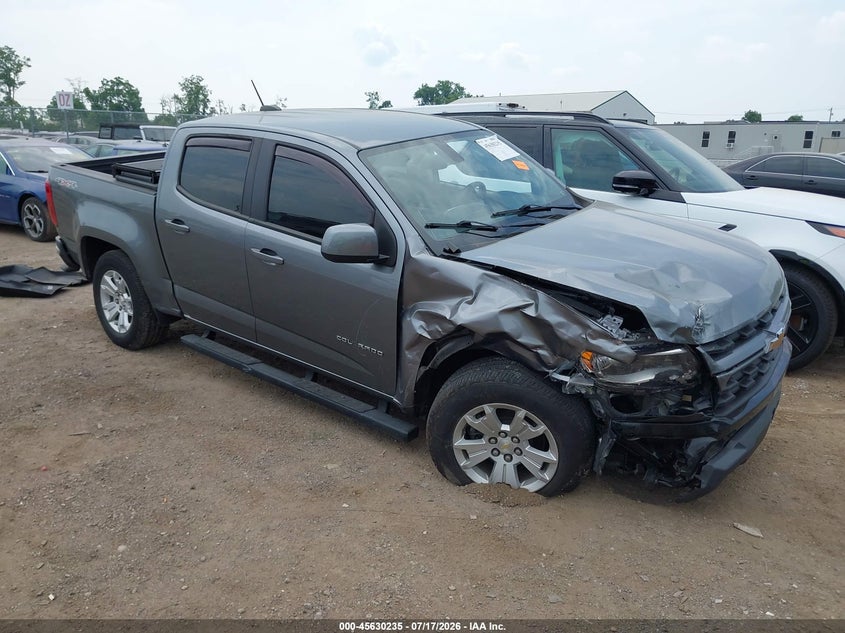 2021 Chevrolet Colorado VIN 1GCGTCEN6M1132725 — IAAI salvage auction photo