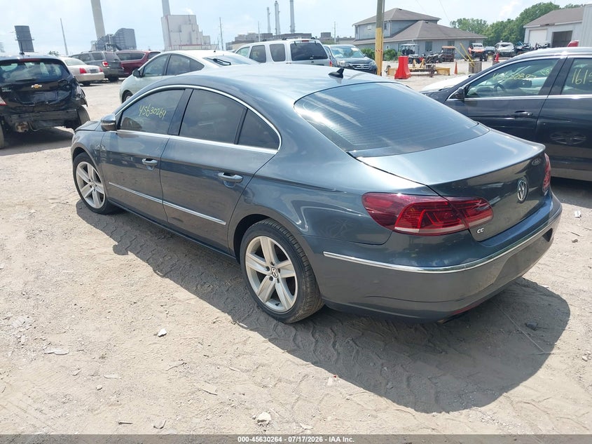 2014 Volkswagen Cc VIN WVWBP7AN9EE532123 IAAI salvage auction — NORMAL WEAR, Clear (Indiana), sold $300 on 2026-07-29 (photo 3)