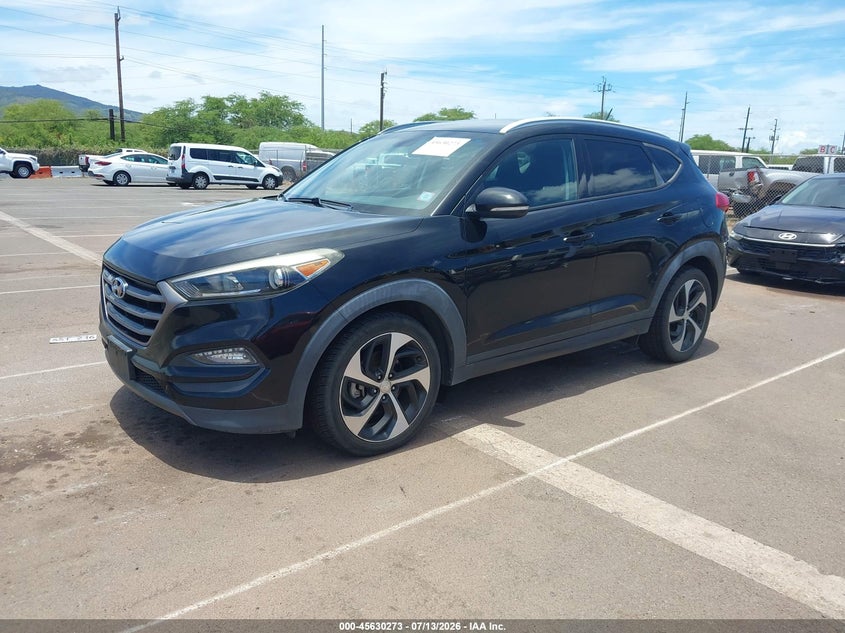 2016 Hyundai Tucson VIN KM8J33A23GU035465 IAAI salvage auction — NORMAL WEAR, Clear (Hawaii), sold $1,400 on 2026-07-28 (photo 2)
