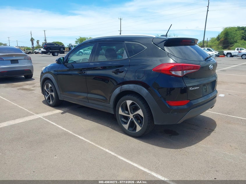 2016 Hyundai Tucson VIN KM8J33A23GU035465 IAAI salvage auction — NORMAL WEAR, Clear (Hawaii), sold $1,400 on 2026-07-28 (photo 3)