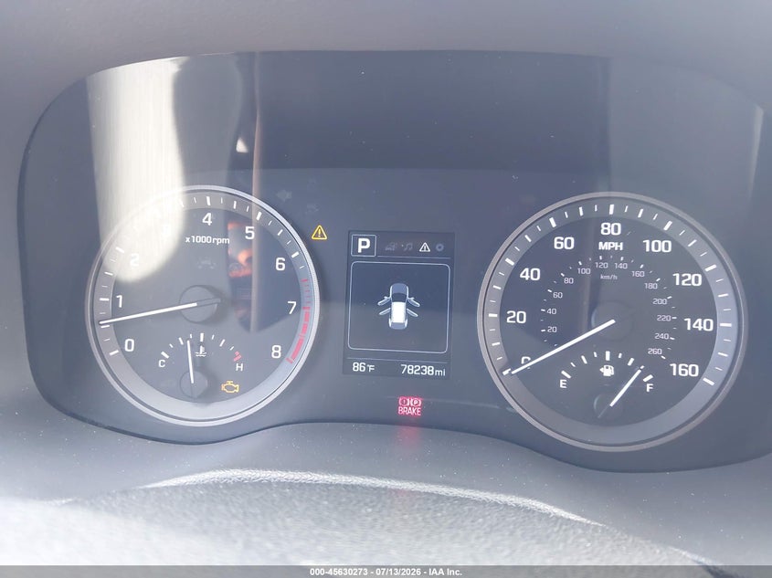 2016 Hyundai Tucson VIN KM8J33A23GU035465 IAAI salvage auction — NORMAL WEAR, Clear (Hawaii), sold $1,400 on 2026-07-28 (photo 7)