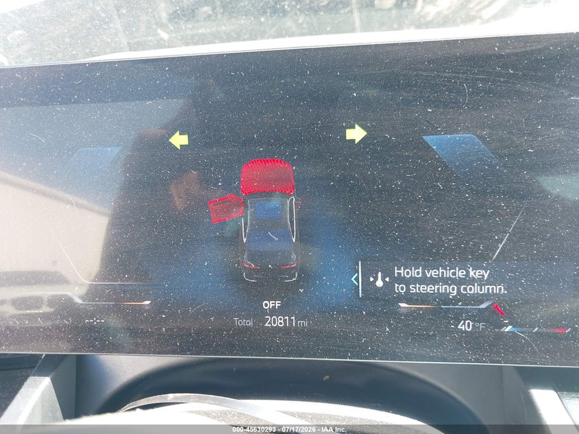 2025 BMW 5er VIN WBA43FJ0XSCT69747 IAAI salvage auction — FRONT END, Salvage Title, sold $18,600 on 2026-08-12 (photo 7)