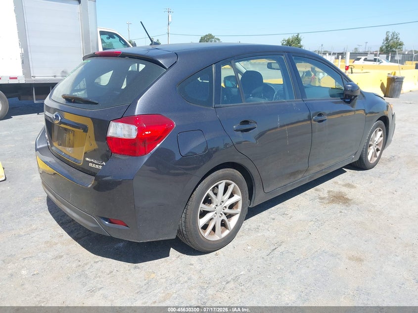 2013 Subaru Impreza VIN JF1GPAC62DH835434 IAAI salvage auction — FRONT END, Salvage (California), sold $25 on 2026-07-30 (photo 4)