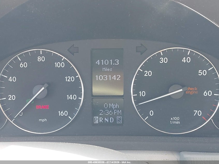 2006 Mercedes-benz C-klasse VIN WDBRF87J16F765368 IAAI salvage auction — LEFT FRONT, Salvage (Ohio), sold $625 on 2026-08-15 (photo 7)