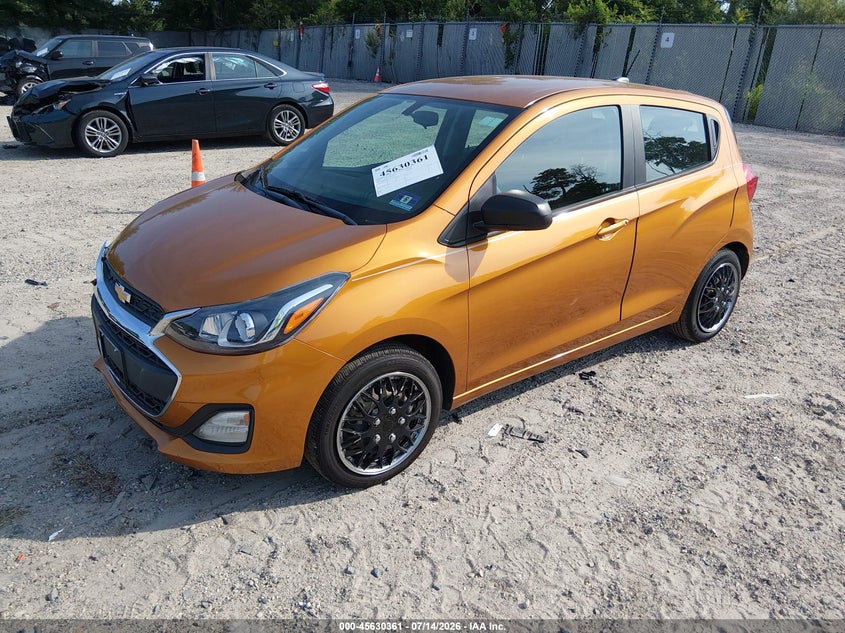 2019 Chevrolet Spark VIN KL8CB6SA7KC738422 IAAI salvage auction — NORMAL WEAR, Clear (New Jersey), sold $2,600 on 2026-07-28 (photo 2)