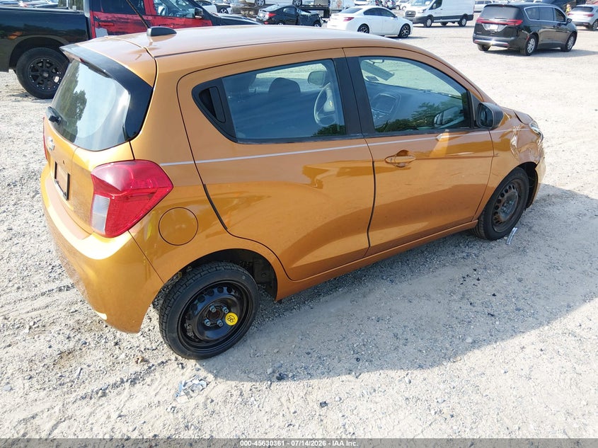 2019 Chevrolet Spark VIN KL8CB6SA7KC738422 IAAI salvage auction — NORMAL WEAR, Clear (New Jersey), sold $2,600 on 2026-07-28 (photo 4)