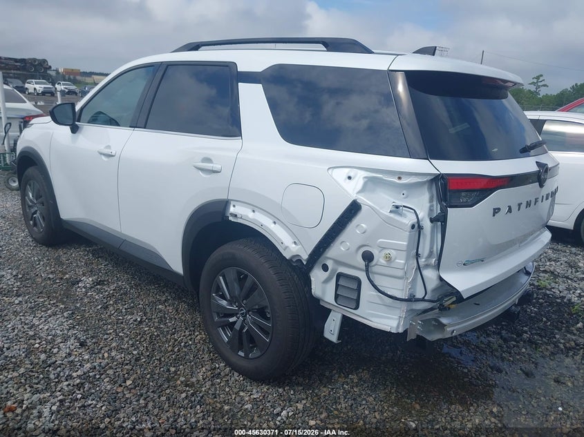 2026 Nissan Pathfinder VIN 5N1DR3BSXTC236936 IAAI salvage auction — REAR END, Salvage Title, sold $12,800 on 2026-08-21 (photo 3)