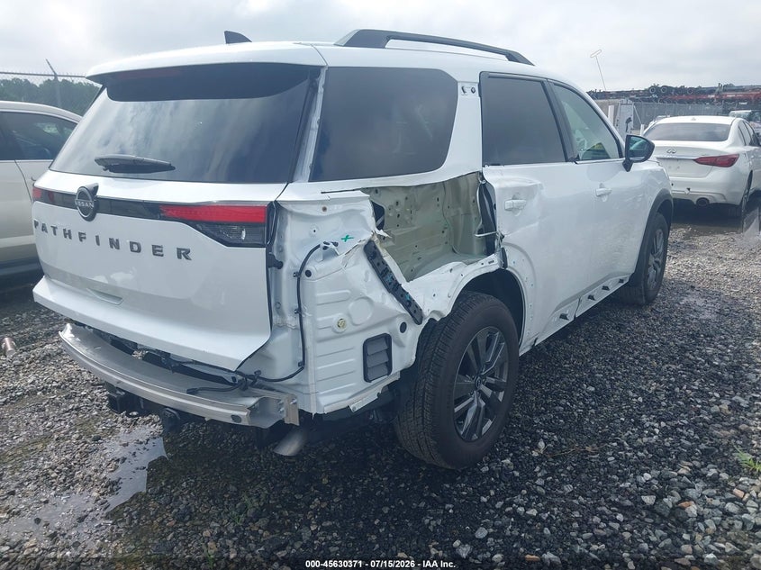 2026 Nissan Pathfinder VIN 5N1DR3BSXTC236936 IAAI salvage auction — REAR END, Salvage Title, sold $12,800 on 2026-08-21 (photo 4)