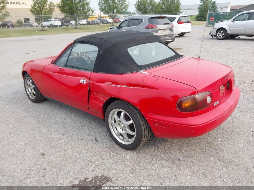 1992 Mazda Mx-5 miata VIN JM1NA3519N0304683 IAAI salvage auction — LEFT SIDE, Mv-907A (New York), sold $1,050 on 2026-07-28 (photo 3)