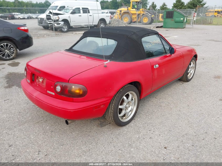 1992 Mazda Mx-5 miata VIN JM1NA3519N0304683 IAAI salvage auction — LEFT SIDE, Mv-907A (New York), sold $1,050 on 2026-07-28 (photo 4)