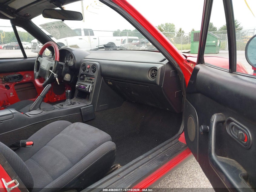 1992 Mazda Mx-5 miata VIN JM1NA3519N0304683 IAAI salvage auction — LEFT SIDE, Mv-907A (New York), sold $1,050 on 2026-07-28 (photo 5)