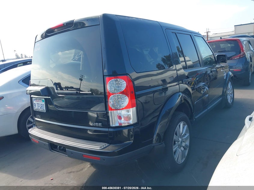 2013 Land rover Lr4 VIN SALAG2D46DA673294 IAAI salvage auction — SIDE, Wait Title, sold $675 on 2026-07-29 (photo 4)