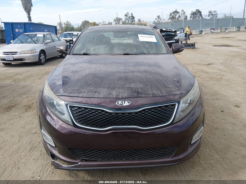 2014 Kia Optima VIN 5XXGN4A74EG333813 IAAI salvage auction — NORMAL WEAR, Clear (Louisiana), sold $325 on 2026-07-16 (photo 6)