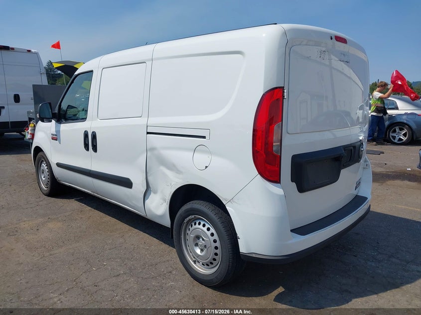 2022 Ram Promaster city VIN ZFBHRFAB2N6Y30918 IAAI salvage auction — LEFT SIDE, Enterprise Vehicles Clear Only (Oregon), sold $9,025 on 2026-07-29 (photo 3)